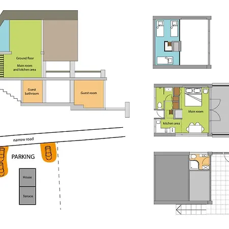Nyaraló The Tent House - Ac - Big Terrace W View - Free Bikes